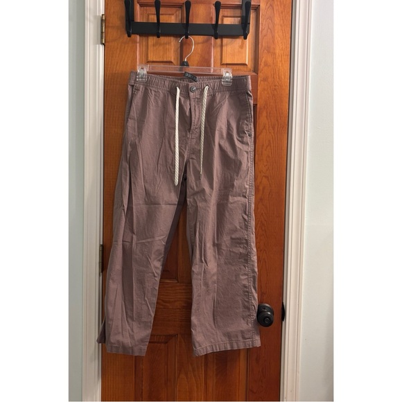 Vuori Large Hazel Ripstop Wide Leg Pants chinos jeans cropped drawstring tie EUC - Picture 4 of 6